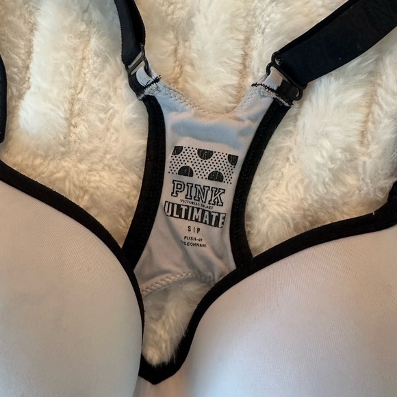 PINK Victoria's Secret White Padded Sports Bra - Picture 4 of 4
